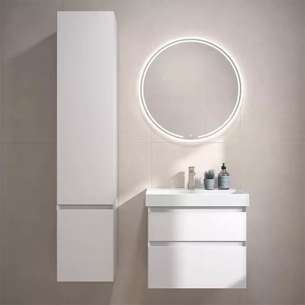 Мебель для ванной подвесная Kerama Marazzi Cubo 60 белая матовая 68662₽