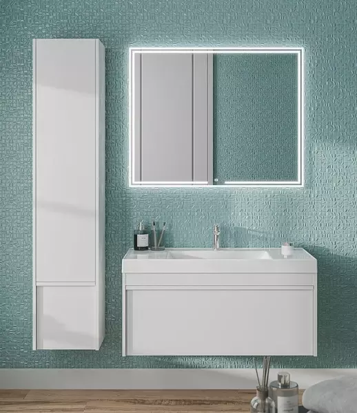 Мебель для ванной подвесная Kerama Marazzi Modula 100 белая глянцевая 62200₽