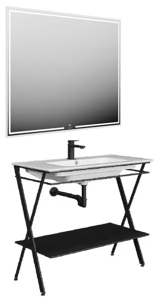 Мебель для ванной Kerama Marazzi Piano Next 95 чёрная матовая 66674₽