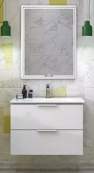 Мебель для ванной подвесная Kerama Marazzi Piano Forte 75 белый глянец 61107₽