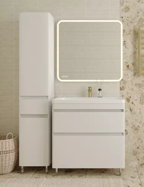 Мебель для ванной Style Line Атлантика 80 Люкс антисрейч белый 48569₽