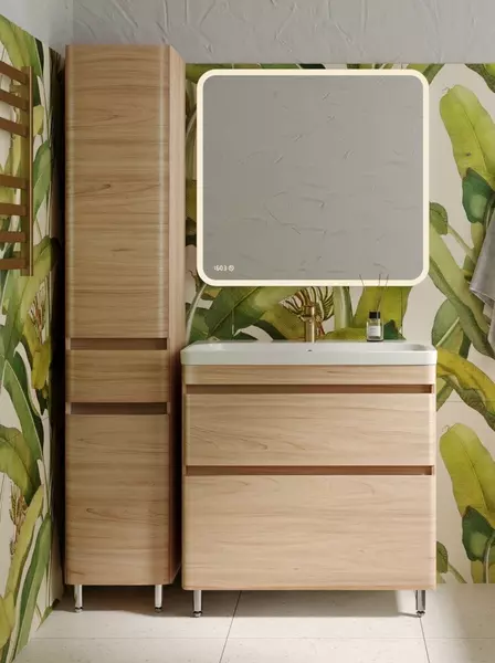 Мебель для ванной Style Line Атлантика 80 Люкс ясень перламутр 48569₽