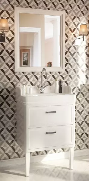 Мебель для ванной Kerama Marazzi Pompei 60 с 2 ящиками белая глянцевая 105850₽