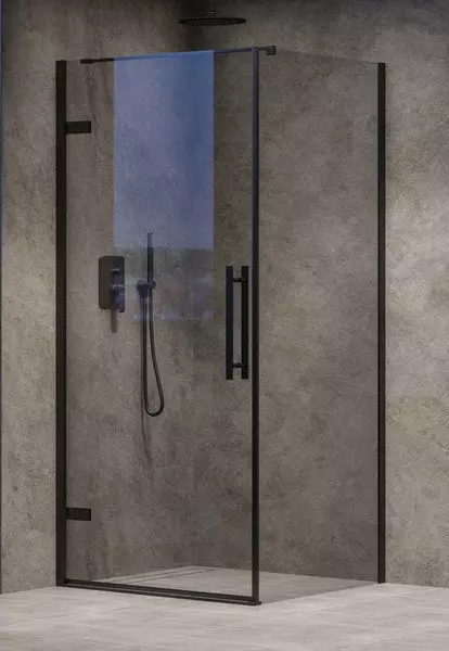 Душевой угол-ограждение Ravak Cool COSD1 8080 квадратный Transparentчёрный универсальный 68970₽