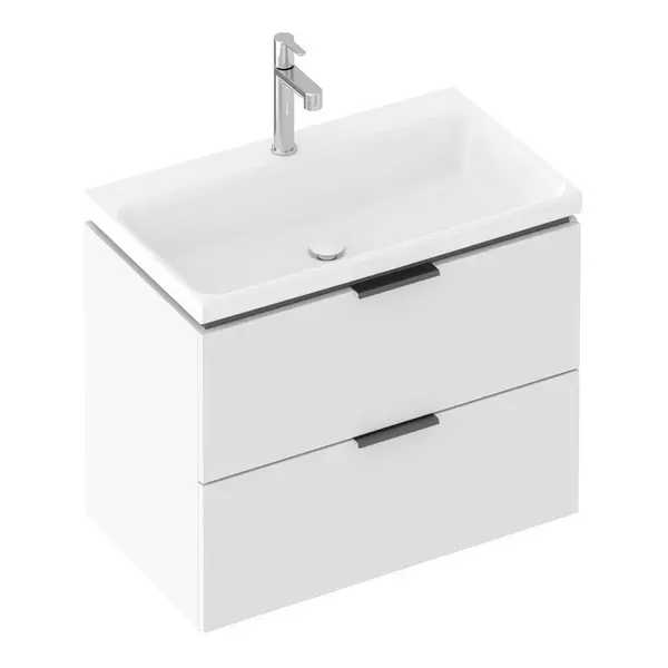 Тумба с раковиной Ravak SD Comfort II 80 Comfort 8046 подвесная белая 123887₽