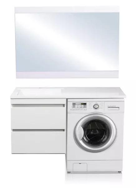 Мебель для ванной подвесная Style Line Даллас 120 Люкс эмаль белая леваяправая 42430₽