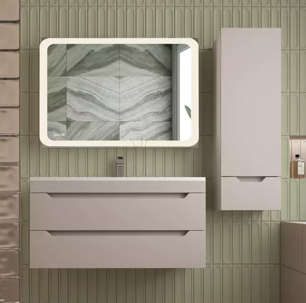 Мебель для ванной подвесная Style Line Остин 100 крем матовая 49112₽