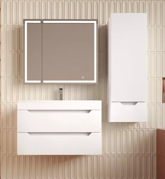 Мебель для ванной подвесная Style Line Остин 80 белая матовая 42361₽