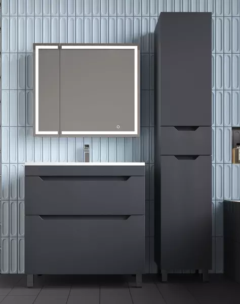 Мебель для ванной Style Line Остин 80 графит матовая 47136₽