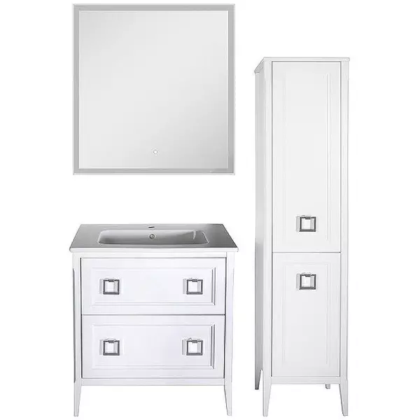 Мебель для ванной ASB-Woodline Рома 80Н белая 81764₽