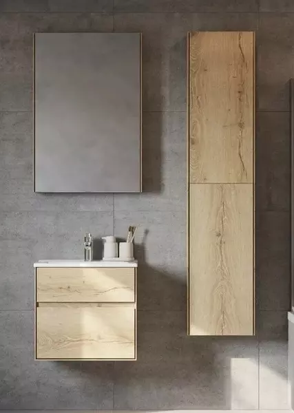 Мебель для ванной подвесная Aquaton Либерти 60 дуб эльвезия 34550₽