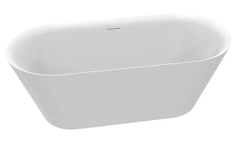 Ванна акриловая AQUAme AQM3501MW 16875 с ножками с сифоном белая матовая 99500₽