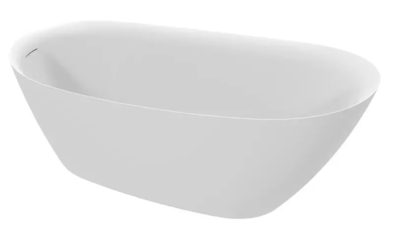 Ванна акриловая AQUAme AQM3503MW 16873 с ножками с сифоном белая матовая 99500₽