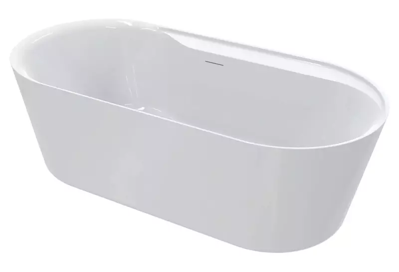 Ванна акриловая AQUAme AQM3505GW-R 18085 с ножками с сифоном белая правая 99500₽