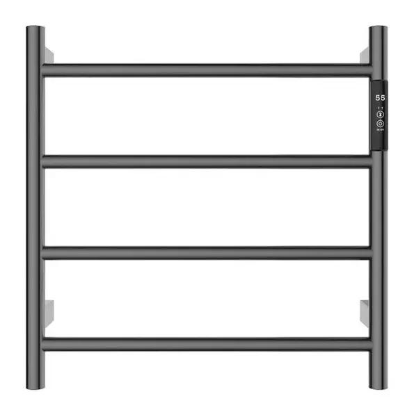 Электрический полотенцесушитель AQUAme AQM3124GM 4747 шлифованный тёмный металл правый 21000₽