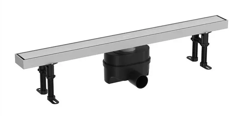 Душевой лоток Allen Brau Priority 950009BN 750мм боковой выпуск брашированный никельпод плитку 16485₽