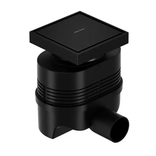 Трап для душа Allen Brau Priority 95002431 100100мм боковой выпуск чёрный матовый 6195₽