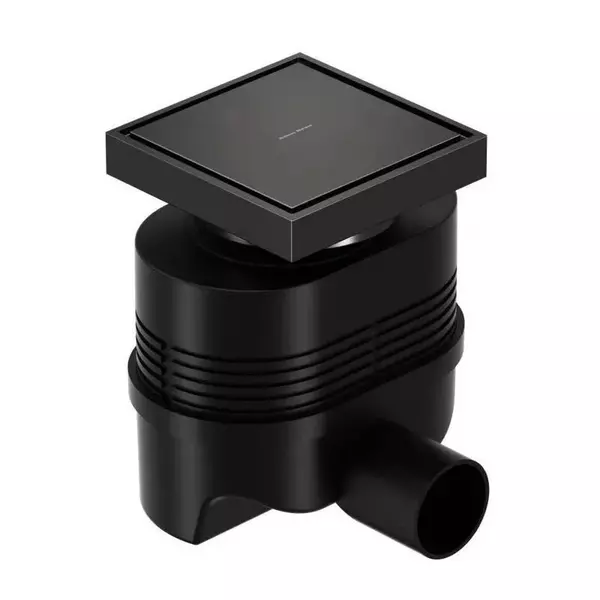 Трап для душа Allen Brau Priority 950026MG 100100мм боковой выпуск брашированный графит 6195₽