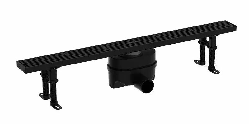 Душевой лоток Allen Brau Reality 95003131 550мм боковой выпуск чёрный матовый 15750₽