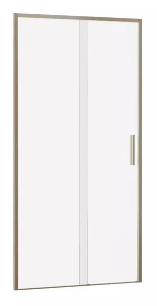 Душевая дверь Aquanet Pleasure Evo AE65-N100-GBT 100190 прозрачнаязолото-никель брашированный универсальная 23090₽