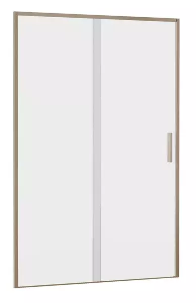Душевая дверь Aquanet Pleasure Evo AE65-N140-GBT 140190 прозрачнаязолото-никель брашированный универсальная 27290₽