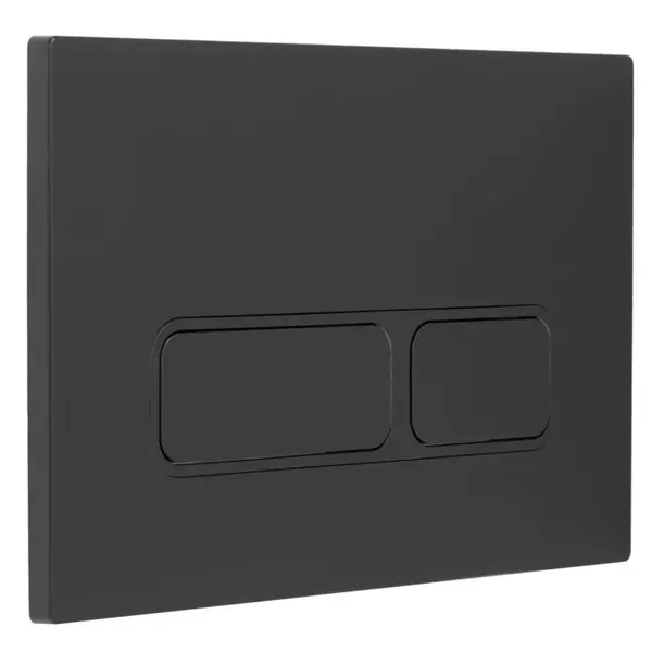 Кнопка смыва Aquanet AQ-PRO-01MB пластик чёрная матовая AQ-PRO-01MB 1339₽