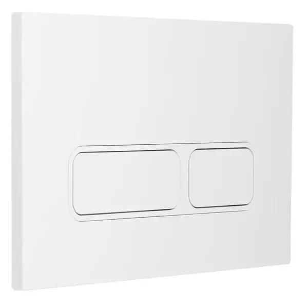 Кнопка смыва Aquanet AQ-PRO-01W пластик белая AQ-PRO-01W 1063₽