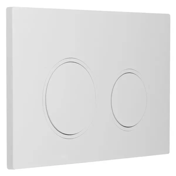 Кнопка смыва Aquanet AQ-PRO-02W пластик белая AQ-PRO-02W 1063₽