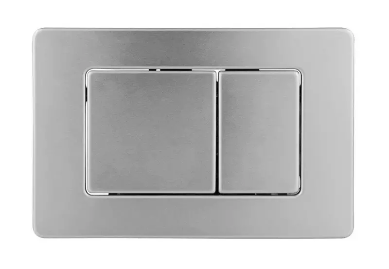 Кнопка смыва «AQUAme» AQM4112S металл сатин