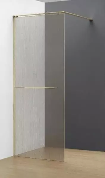 Душевая перегородка AQUAme AQM3720-3-9 90200 лёншлифованное золото универсальная 30750₽