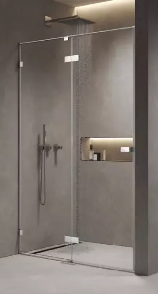 Душевая дверь AQUAme AQM7408-12 120200 прозрачнаяхром универсальная 34400₽