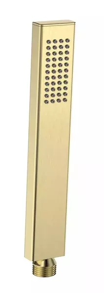 Ручная лейка AQUAme Savona AQM8512BG шлифованное золото 5400₽