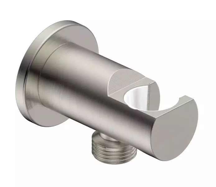 Подключение для душевого шланга AQUAme Siena AQM8714BN с держателем для лейки шлифованный никель 6600₽