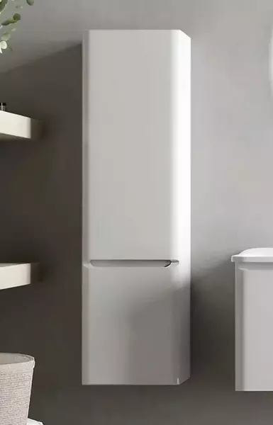 Пенал AQUAme S4 33 подвесной белый глянцевый универсальный 15000₽