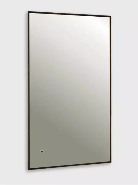 Зеркало AQUAme 60100 с сенсорным выключателем с подсветкой и подогревом чёрное универсальное 13000₽