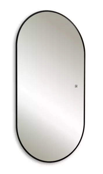 Зеркало AQUAme 55105 с сенсорным выключателем с подсветкой и подогревом чёрное универсальное 13500₽