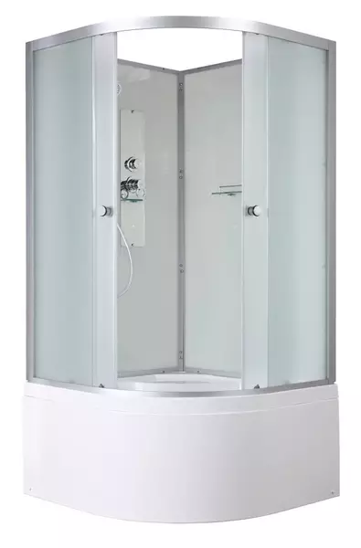 Душевая кабина AvaCan D5080 N 8080 высокий поддон матоваябелая без крыши 39450₽