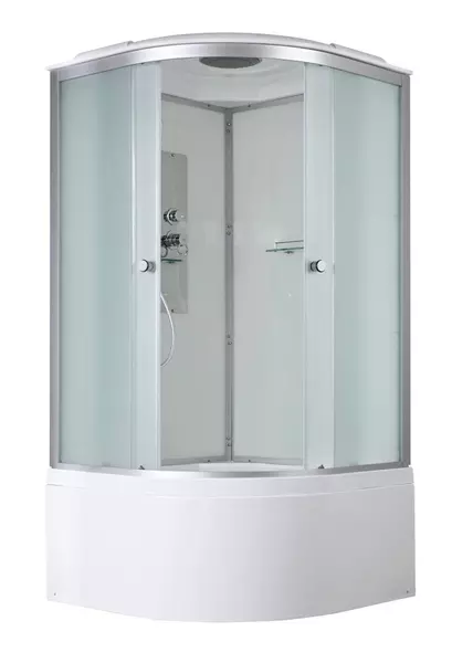 Душевая кабина AvaCan D5010 100100 высокий поддон матоваябелая 46200₽