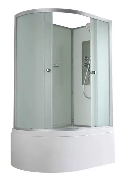 Душевая кабина AvaCan D5012R N 12080 высокий поддон матоваябелая без крыши правая 54350₽