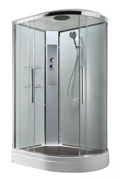 Душевая кабина AvaCan EM2811L T 11080 низкий поддон прозрачнаябелая левая 73850₽