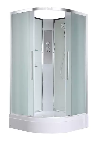 Душевая кабина AvaCan EM3080 N 8080 средний поддон матоваябелая без крыши 61850₽