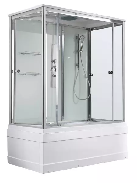 Душевой бокс AvaCan V5016 16085 высокий поддон прозрачныйбелый 105500₽