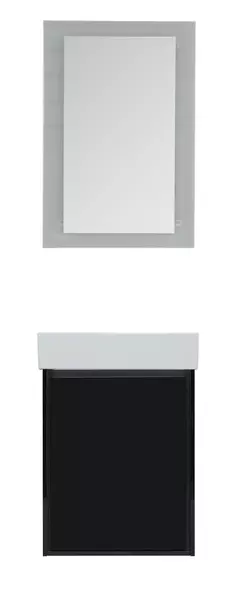 Мебель для ванной подвесная Aquanet Милан 45 чёрная глянцевая 24586₽