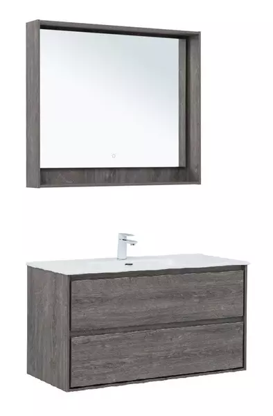 Мебель для ванной подвесная Aquanet Милан 100 дуб рошелье 56513₽