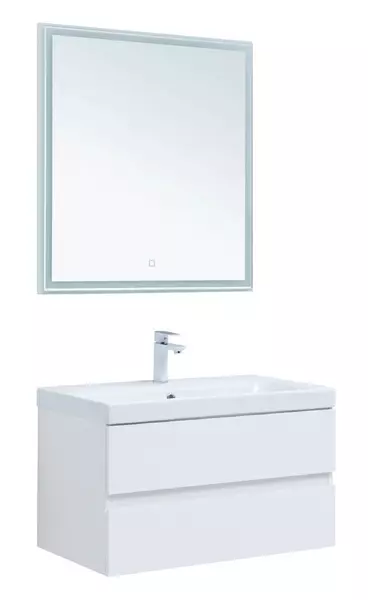Мебель для ванной подвесная Aquanet Беркли 80 белый глянец 30522₽