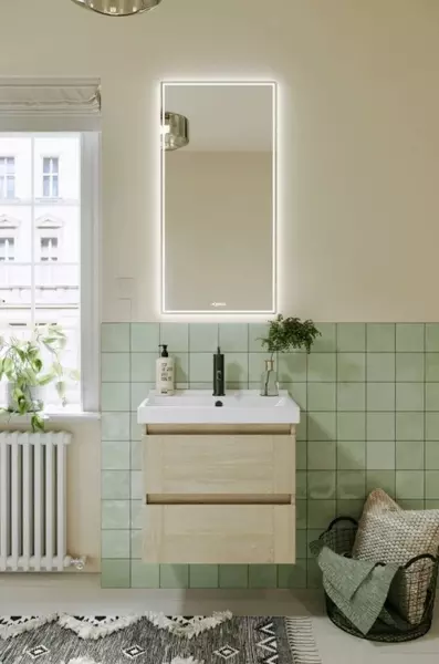 Мебель для ванной подвесная Aqwella Astrid 60 дуб Давос 34867₽