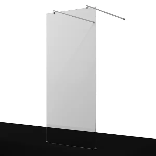 Душевая перегородка «WasserKRAFT» Vechte 60W40 120/200 прозрачная/хром