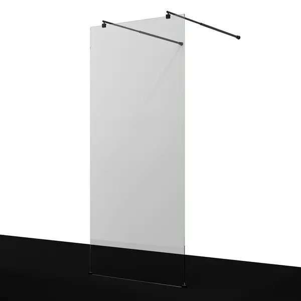 Душевая перегородка «WasserKRAFT» Vechte 60W40MB 120/200 прозрачная/чёрная