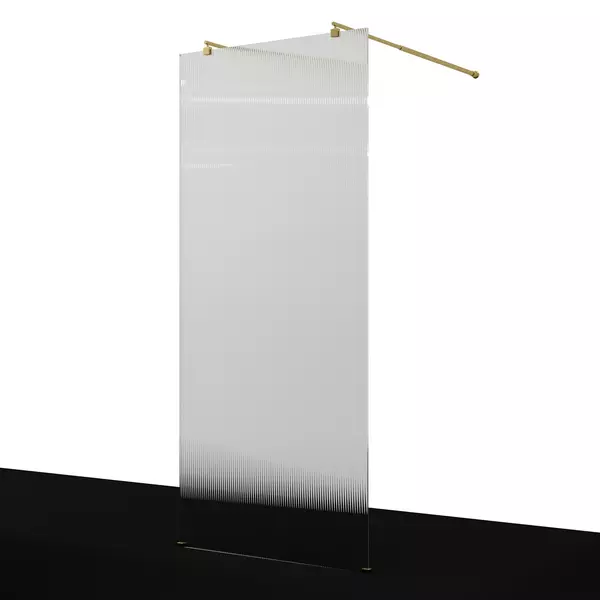 Душевая перегородка WasserKRAFT Vechte 60W44PG-FL 100200 рифленаязолото 59980₽