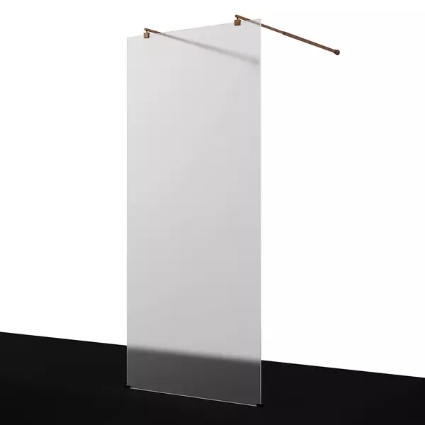 Душевая перегородка «WasserKRAFT» Vechte 60W46RG-MG 110/200 матовая/розовое золото